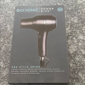 BIO IONIC Power Diva Pro Style Dryer professional results shine & condition
